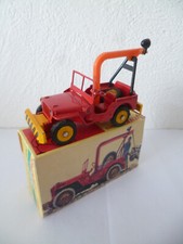 Authentique DINKY TOYS JEEP dépanneuse ref 1412 boite d'origine avec lanquette