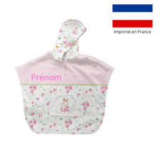 Poncho de bain motif biche