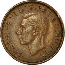 Monnaie, Canada, George VI