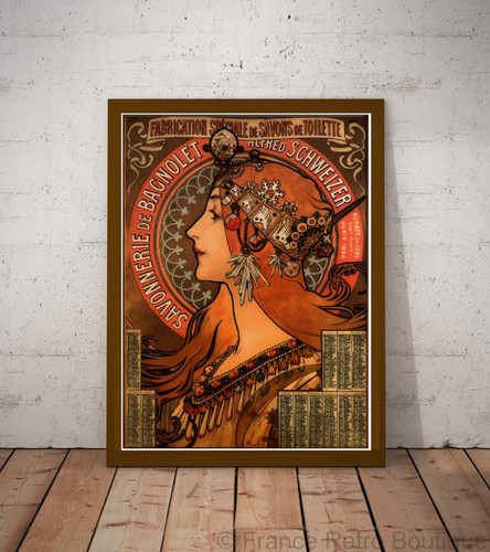 Affiche poster alphonse mucha - alphonse,