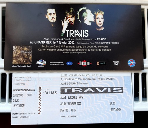 Ticket billet used stub place - used,