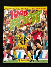 PANINI ALBUM COMPLET CHAMPIONNAT DE FRANCE FOOT 1995 ZIDANE TBE COLLECTOR