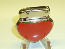 Kw (Karl Wieden) Automatique Briquet W. Rouge Lacquer Boîtier - 1951 - Made IN