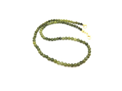 Collier jade vert cm - collier,