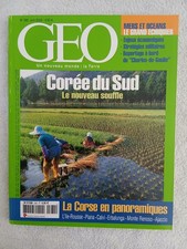 GEO N°280 6/2002 COREE DU SUD-CORSE EN PANORAMIQUE-PORTE AVION CHARLES DE GAULLE