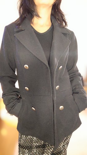 Veste caban officier - , bleu