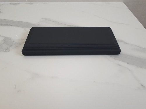 Socle bois peint gris - en,