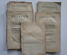 LOUIS XVI. Pamphlets royalistes. 1790. 5 brochures. Rare.