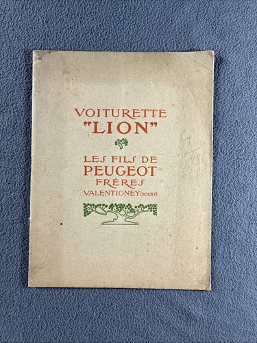 Catalogue voiturette peugeot - voiturette,