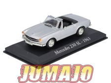 RBA4 voiture 1/43 RBA Italie IXO : MERCEDES 230 SL 1963 Pagode