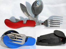 Set de couverts camping pliable pique-nique couteau de poche fourchette Cuillère