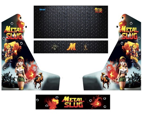 Stickers bartop metal - , slug