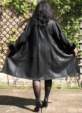 Manteau de Fourrure Christ Peau Mouton Velours Vison en Cuir Bouclés Agneau