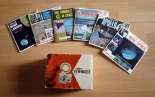 VIEW-MASTER - VISIONNEUSE + 6 x PACKS ESPACE AMERICAIN – 1962/1969