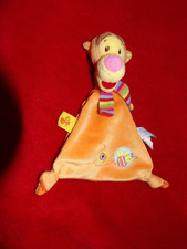 Doudou Plat Disney Baby Tigrou Orange Echarpe Rayée Abeille