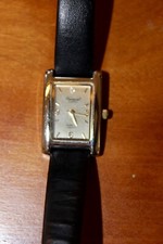 Precision by Gruen Diamond Quartz GP437L Leather Strap Women's Watch New Battery