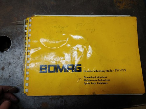 Bomag bw60s operating - bw60s,