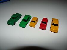 lot 5 voiture H0 4 jouef 1 sans marque / renault 30 / mini 850 / simca 1100 ..