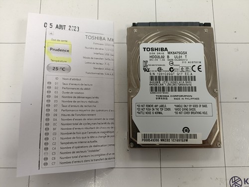 Hdd toshiba mk6475gsx - toshiba,