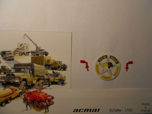 Vehicule pompiers acmat - acmat, pieces