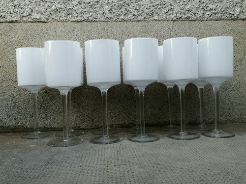 Verres eau verre opaline - à,