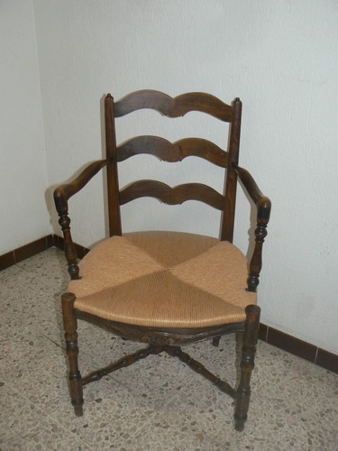 Ancien fauteuil bois - ancien,