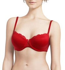 Soutien gorge Chantelle pyramide corbeille rouge