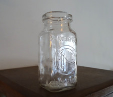 Pot Grey Poupon verre ancien 