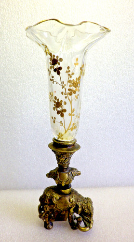 Ancien soliflore éléphant - soliflore,