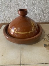 Authentique Tajine Algérien en Terre Cuite Traditionnel,Cuisine du Maghreb