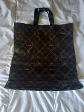 Grand Sac Harrods, Vintage, Années 90, Coated with PVC.