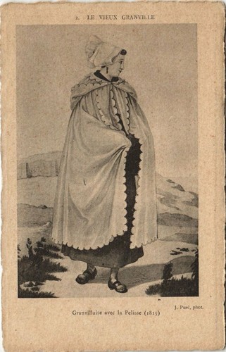 Cpa granvillaise avec - cpa,