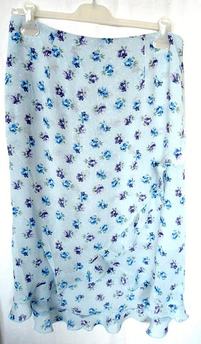 Jupe bleue longue - bleue,