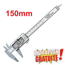 Pied à Coulisse Numérique 150 mm Vernier Digital Mesure 0,01 mm