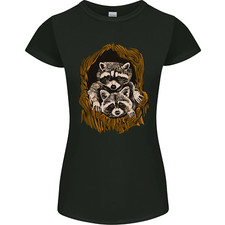 Raton Laveur Dans Un Arbre T-Shirt Femme Petite