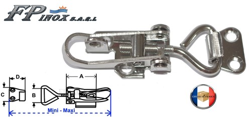 Fermeture levier inox - fermeture, à