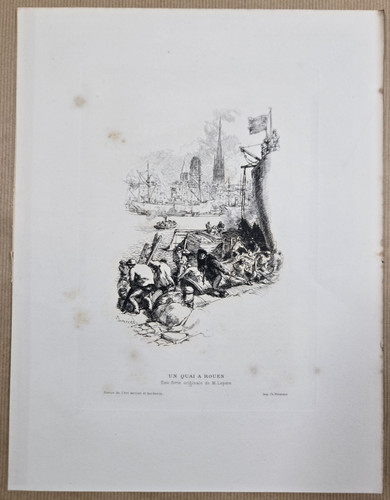 Eau forte originale 1899