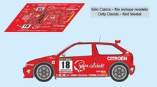 Autocollants Citroen ZX 16V Rally Catalogne 1995 18 32 43 Catalunya fente cal...