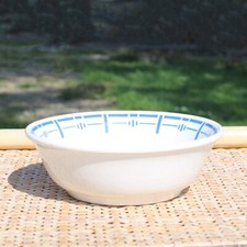 Ancien bol / à savon / à raser / coupelle faïence de Sarreguemines modèle Digne