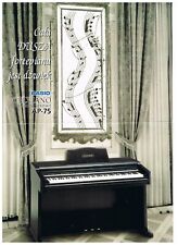 FLYER PUBLICITAIRE EN POLONAIS POUR PIANO CASIO CELVIANO AP-75 - TRÈS BON ÉTAT