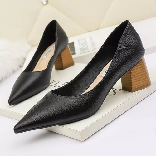 éscarpins chaussures noir - Éscarpins,