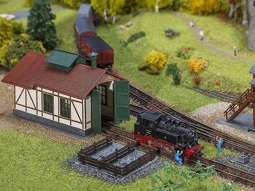 Faller remise locomotive - remise, à