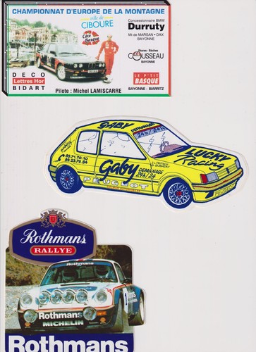 Stickers voitures course - de,