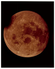 NASA, Eclipse, View of the Moon vintage c-print Tirage C-Print  25,5x20,5 