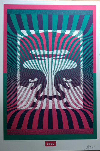 Shepard fairey op art - fairey, op-art