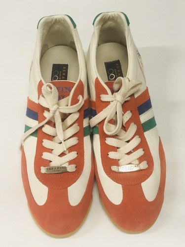 Serafini italy orange - serafini, suede