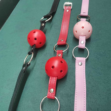 Bouche Gag Ouvert BDSM Bâillon Bondage Sangles Réglables O-Ring Couples Esclave