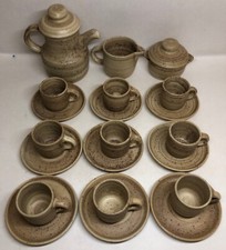 Rare Service À Café Vintage Niderviller Modèle Belette (9pers)