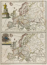 1812, 2 Cartes anciennes