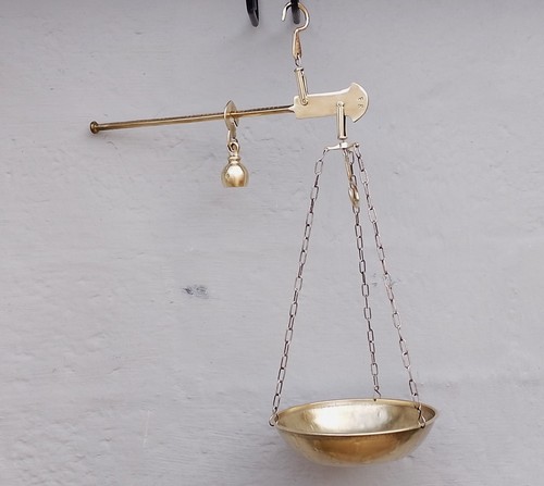 Très belle balance romaine - , en